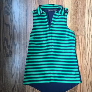 Limited stripes collar tank